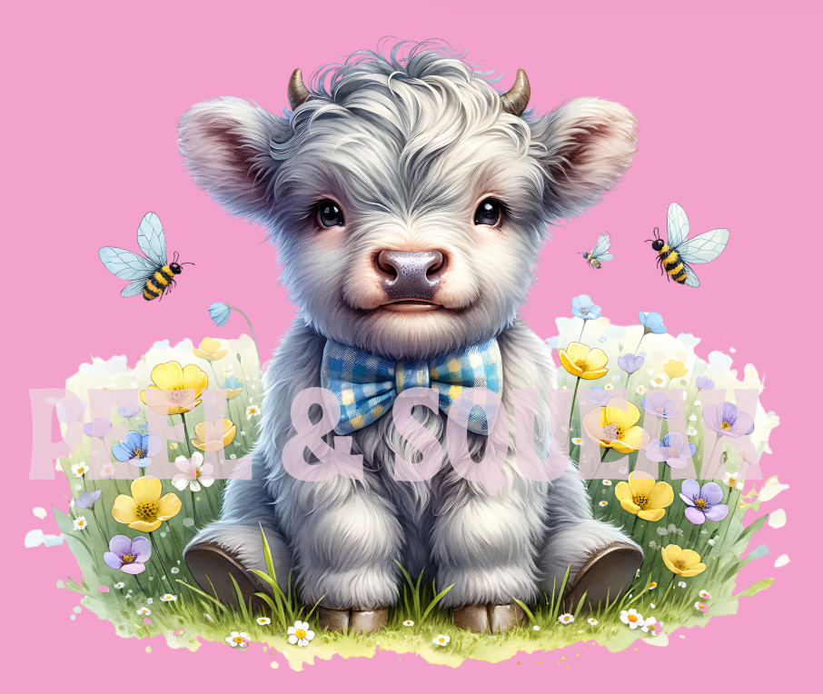 DTF Blue Bow Coo #6