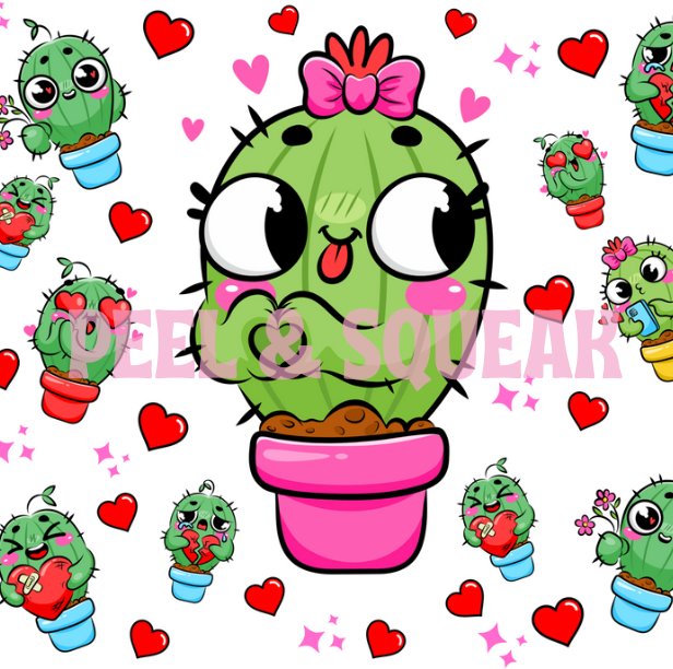 TGDS - Love Cactus Tumbler Wrap