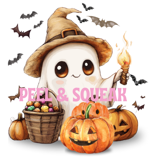 DTF - Watercolor Ghost With Pumpkin