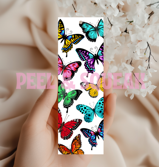 Multi Coloured Butterfly Bookmark