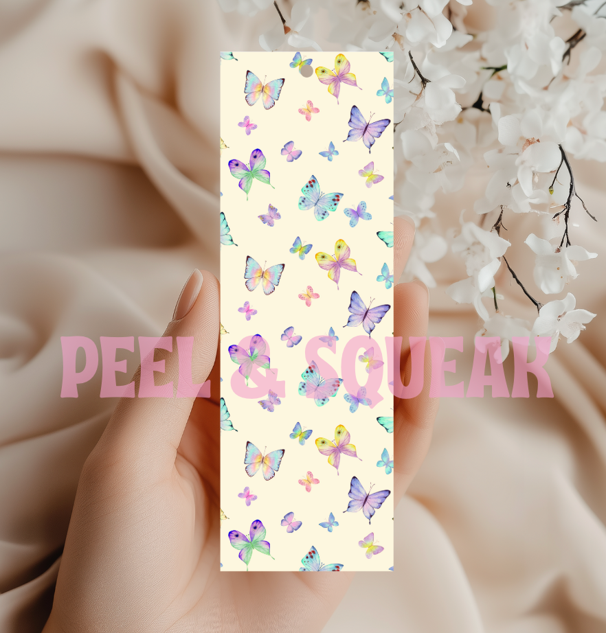 Pastel Butterfly Bookmark