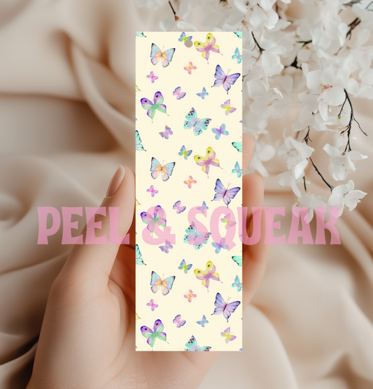 Pastel Butterfly Bookmark