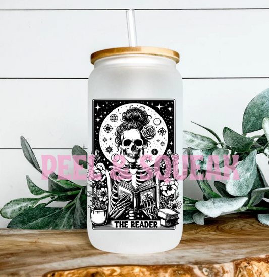 UVDTF - The Reader Tarot Black And White