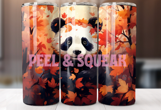 Autumn Panda Tumbler Wrap