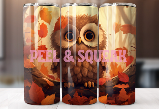 Autumn Owl Tumbler Wrap