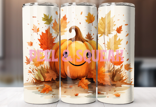 Autumn Pumpkin Tumbler Wrap