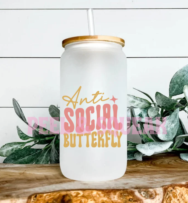 UVDTF - Anti Social Butterfly Quote