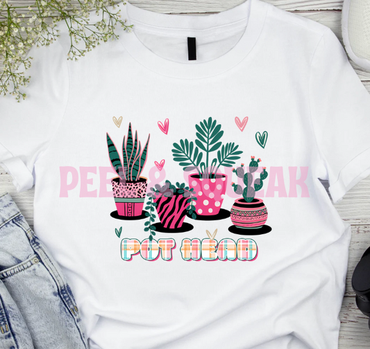 DTF - Pink Pot Head