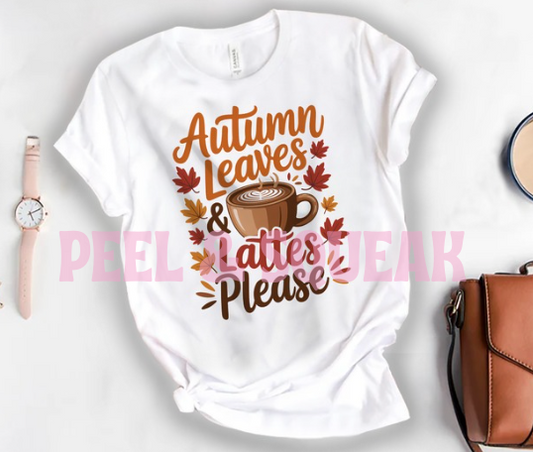 DTF - Autumn Leaves And Lattes