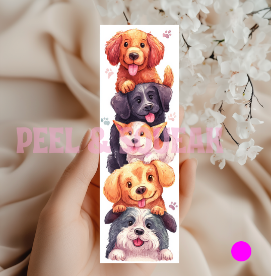 Dog Stack Bookmarks