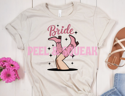 DTF - Pink Cowgirl Bride