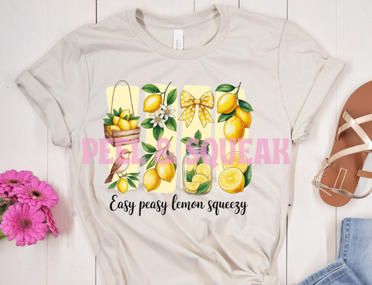 DTF - Easy Peasy Lemon Squeeze (4 Frame)