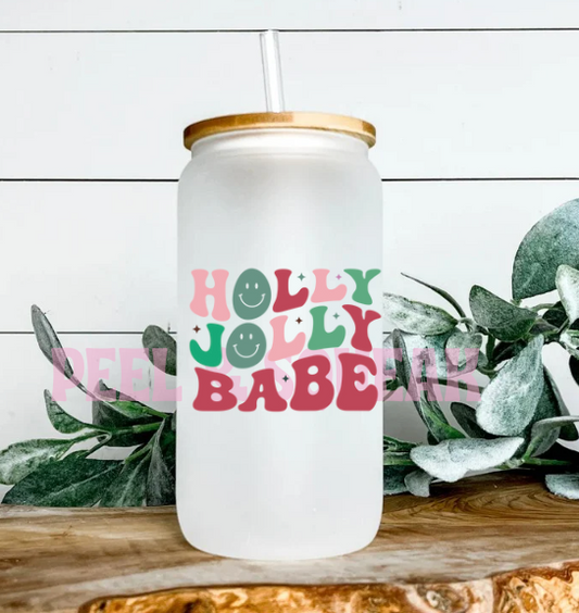UVDTF - Retro Holly Jolly Babe