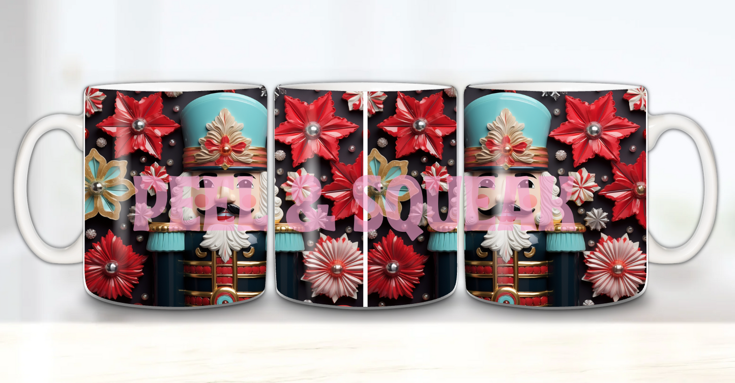 Nutcracker Christmas Mug Wrap