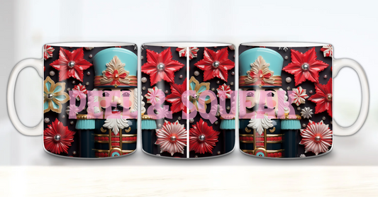 Nutcracker Christmas Mug Wrap