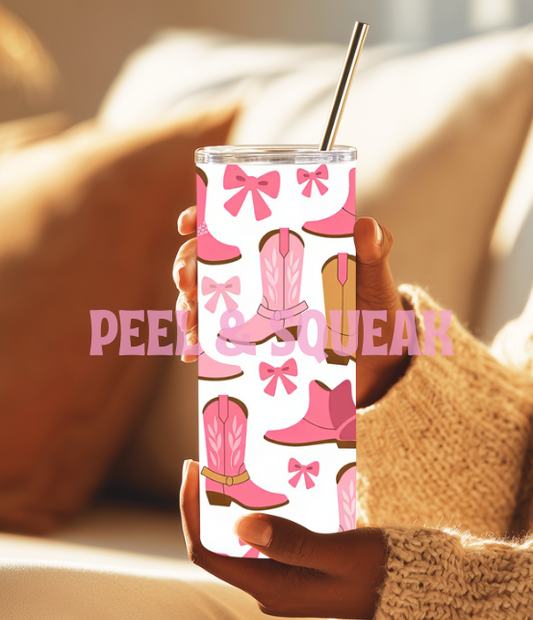 Cowgirl Boot Tumbler Wrap