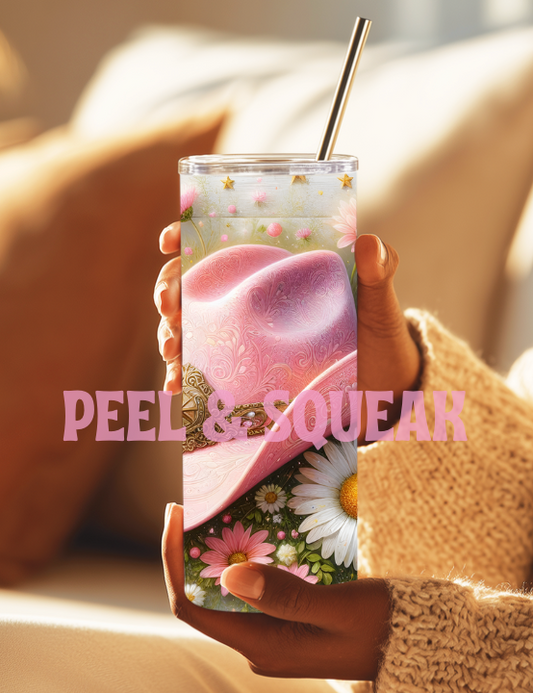 Cowgirl Hat Tumbler Wrap