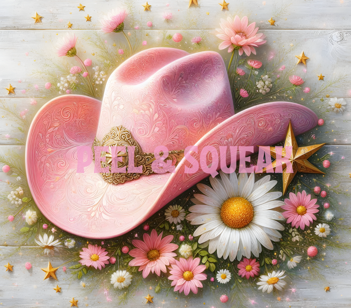 Cowgirl Hat Tumbler Wrap