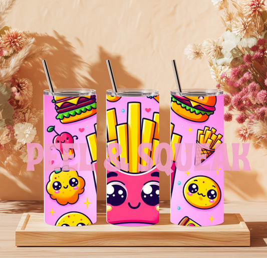 Pink Fries Tumbler Wrap