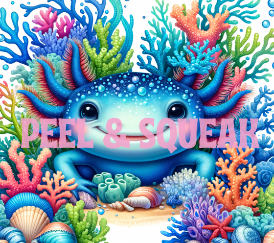 Axolotl Blue Tumbler Wrap