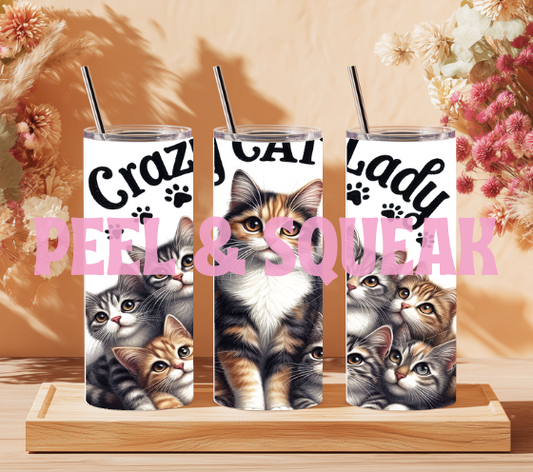 Crazy Cat Lady Tumbler Wrap