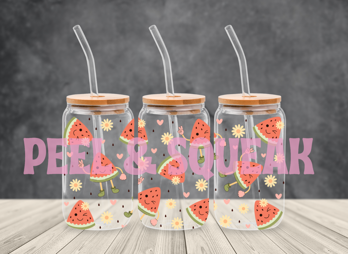 UVDTF - Watermelon Slices With Face Libby Wrap