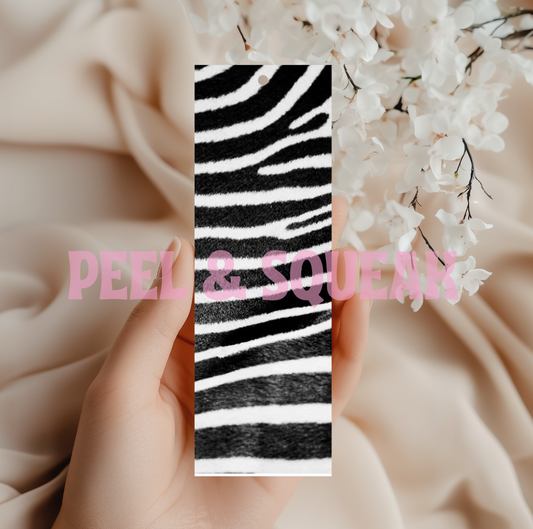 Zebra Print Bookmark