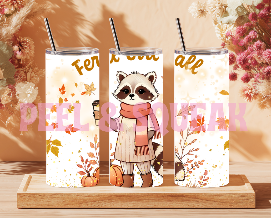 Feral Girl Fall Tumbler Wrap