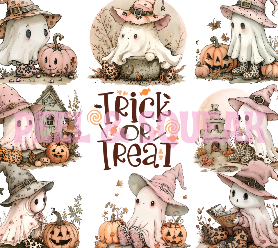 Trick or Trick Ghosty Tumbler Wrap