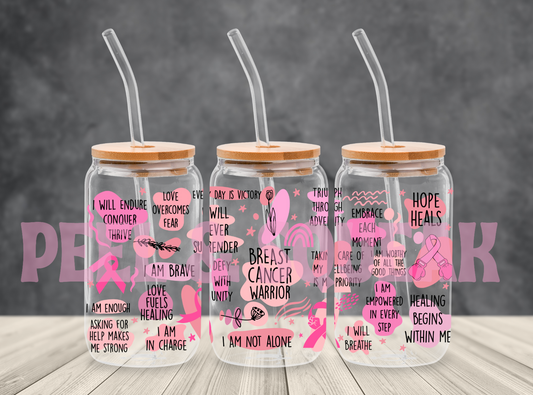 UVDTF - Breast Cancer Warrior Libby Wrap