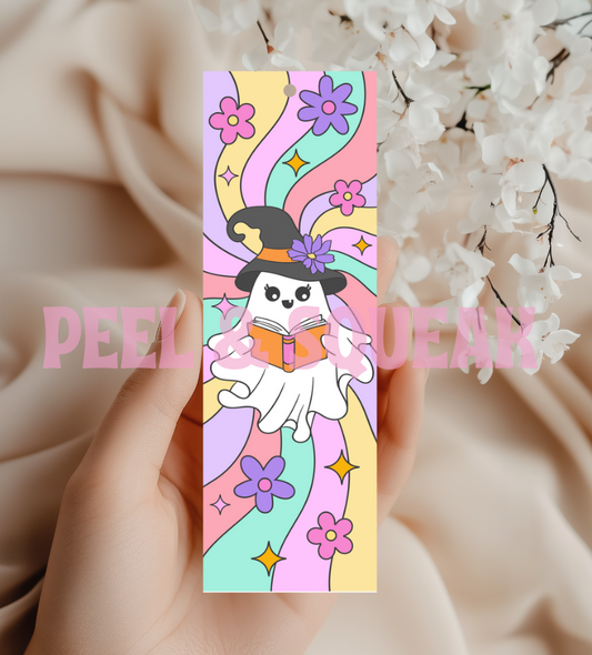 Colourful Swirl Ghosty Bookmark