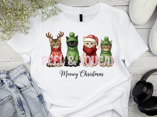DTF - Sweater Meowy Christmas