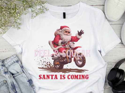 DTF - Santa Is Coming - Dirt Bike