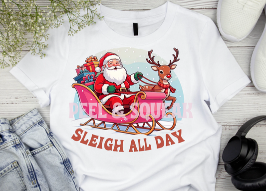 DTF - Sleigh All Day - Santa Sleigh