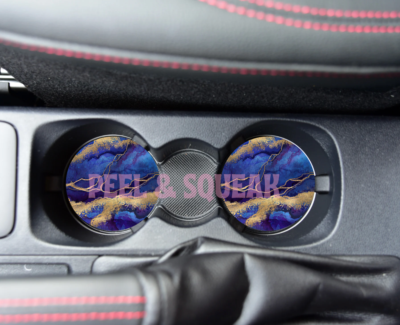 SUBLIMATION CAR COASTER - Marble Effect