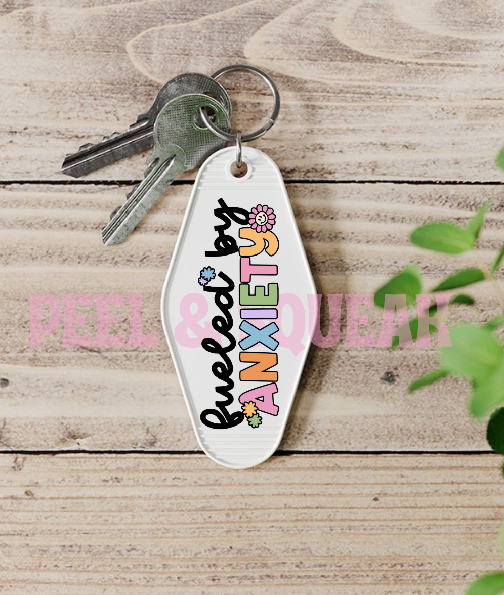UVDTF KEYRING - Fueled By Anxiety