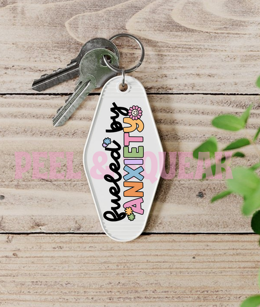 UVDTF KEYRING - Fueled By Anxiety
