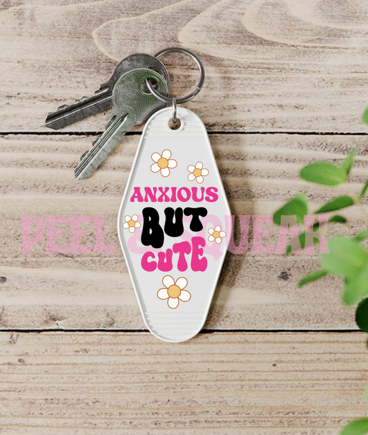 UVDTF KEYRING - Anxious But Cute