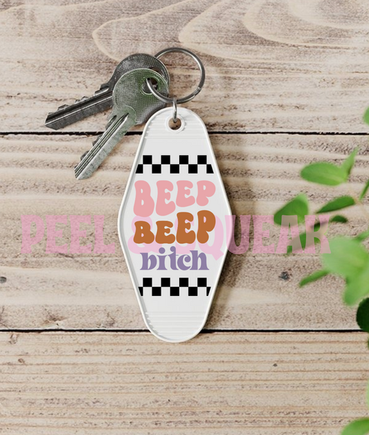 UVDTF KEYRING - Beep Beep B*tch