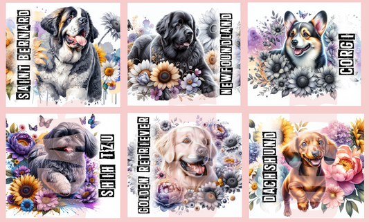 SUBLIMATION TUMBLER - Dog Breeds