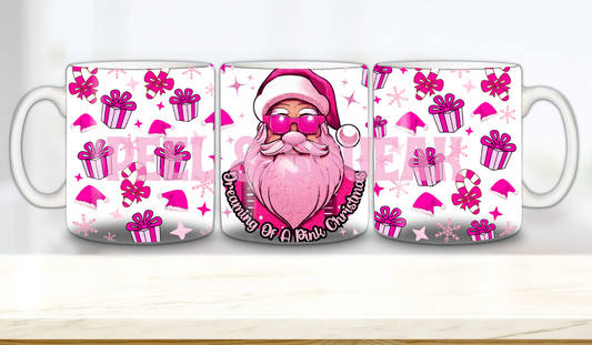 TGDS - Dreaming Of A Pink Christmas Mug Wrap