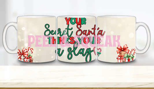 TGDS - Your Secret Santa Thinks You're A Slag Mug Wrap