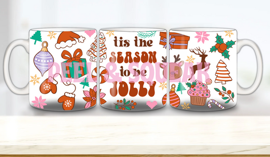 Tis the Season To Be Jolly Mug Wrap