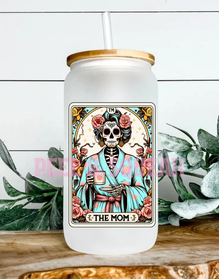 UVDTF - The Mom Blue Dressing Gown Tarot Card