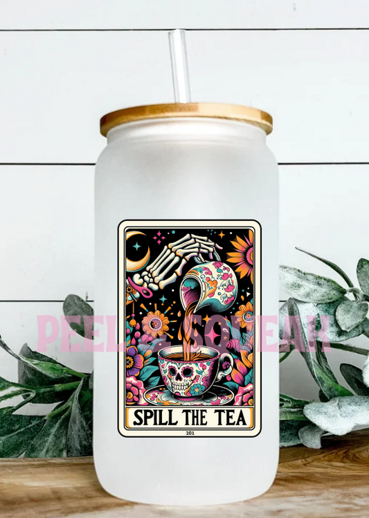 UVDTF - Spill The Tea Tarot Card