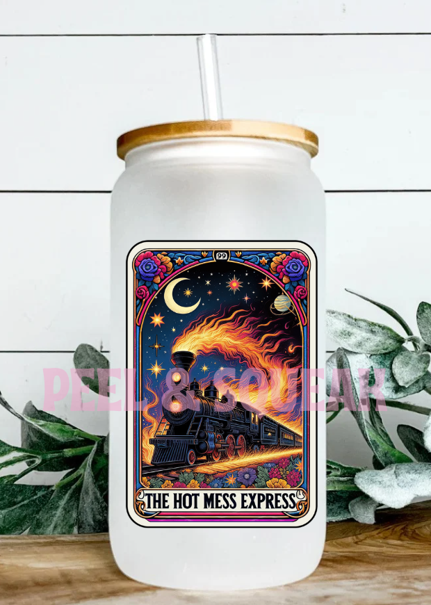 UVDTF - Hot Mess Express Tarot Card