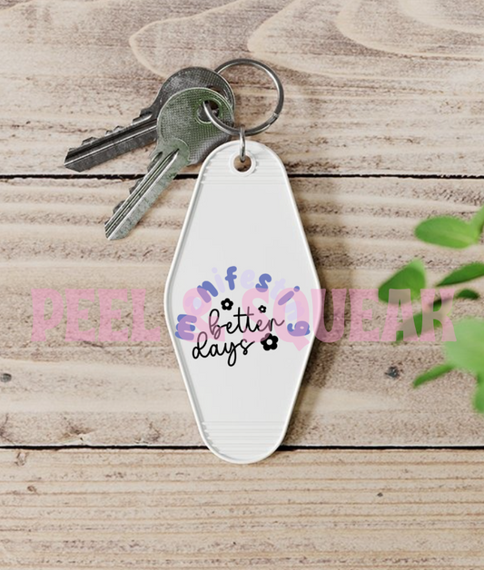 UVDTF KEYRING - Manifesting Better Days