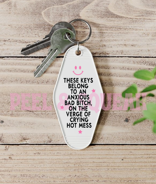 UVDTF KEYRING - These Keys Belong To...