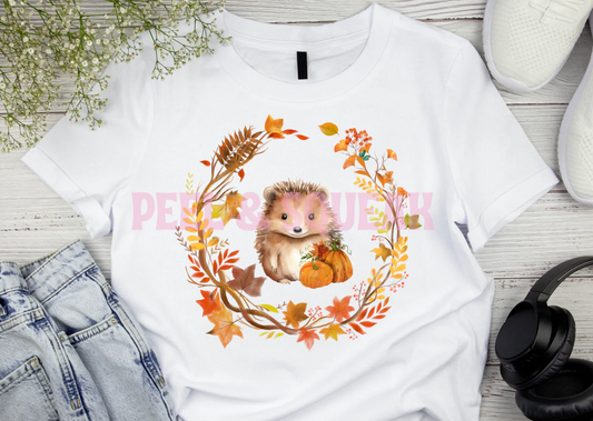 DTF - Autumn Wreath Hedgehog