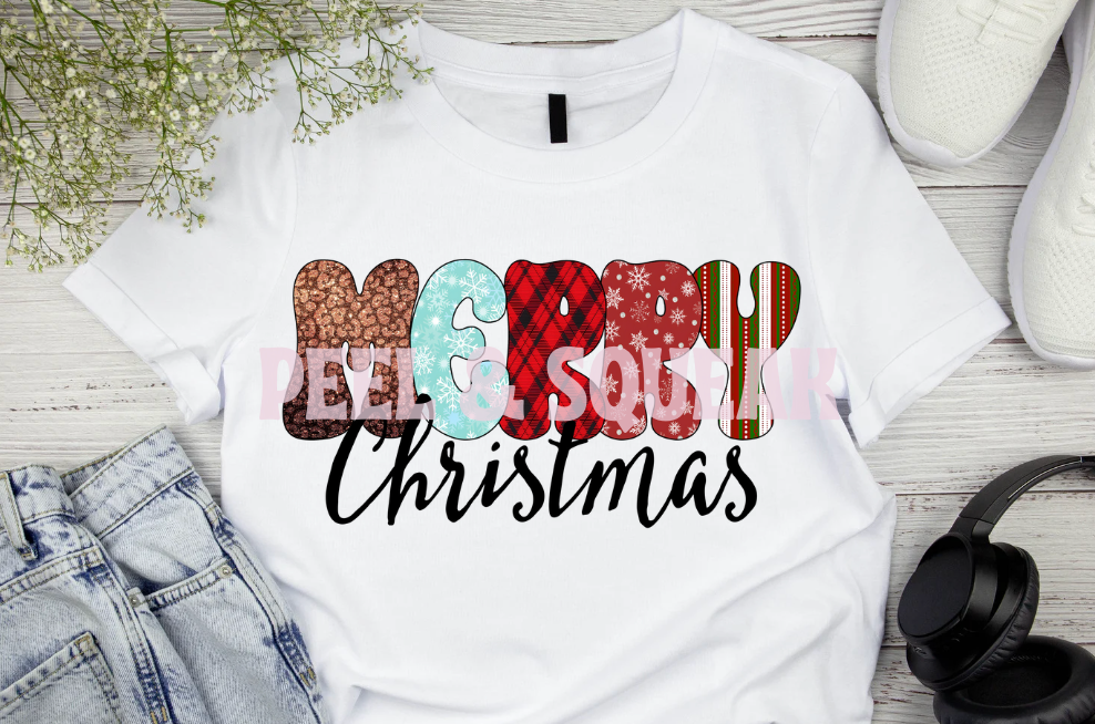 DTF - Bubble Merry Christmas